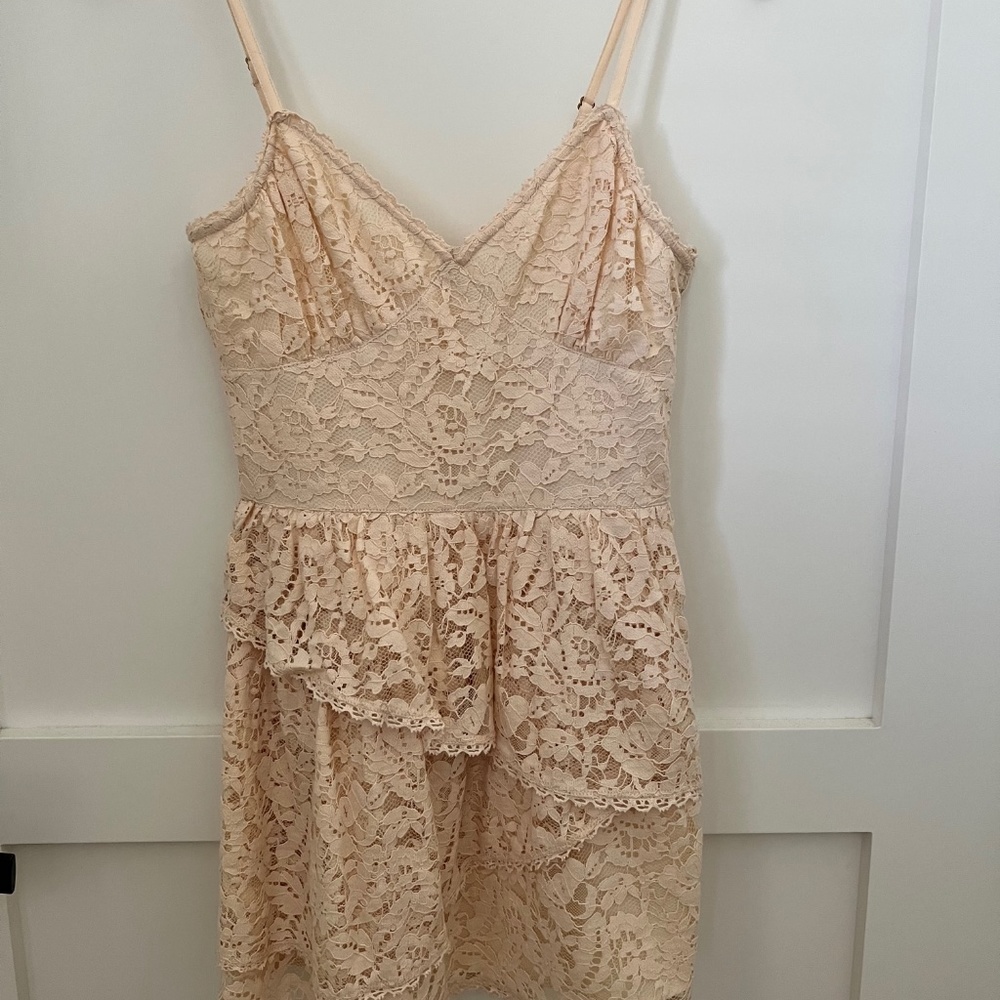 LoveShackFancy lace mini dress